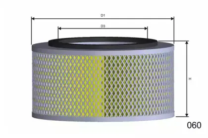 Воздушный фильтр MISFAT купить