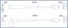 Комплект проводов зажигания HITACHI купить