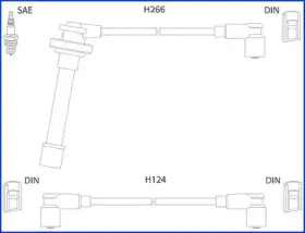 Комплект проводов зажигания HITACHI купить