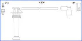 Комплект проводов зажигания HITACHI купить