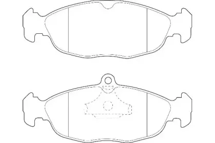 Комплект тормозных колодок, дисковый тормоз WAGNER купить