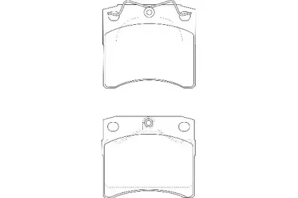 Комплект тормозных колодок, дисковый тормоз WAGNER купить
