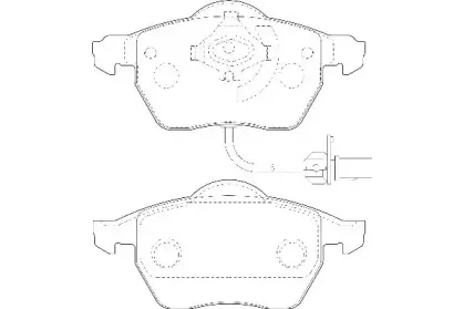 Комплект тормозных колодок, дисковый тормоз WAGNER купить