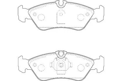 Комплект тормозных колодок, дисковый тормоз WAGNER купить