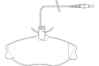 Комплект тормозных колодок, дисковый тормоз WAGNER купить
