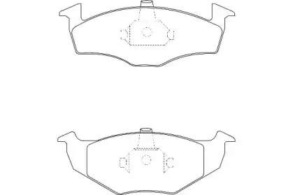 Комплект тормозных колодок, дисковый тормоз WAGNER купить