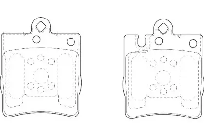 Комплект тормозных колодок, дисковый тормоз WAGNER купить