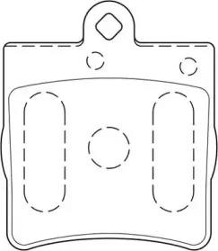 Комплект тормозных колодок, дисковый тормоз WAGNER купить