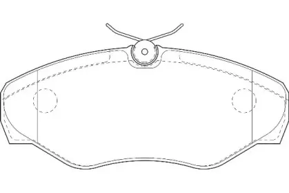 Комплект тормозных колодок, дисковый тормоз WAGNER купить