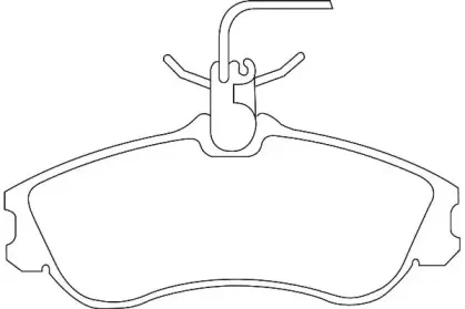 Комплект тормозных колодок, дисковый тормоз WAGNER купить