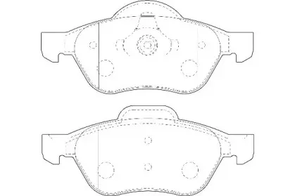 Комплект тормозных колодок, дисковый тормоз WAGNER купить