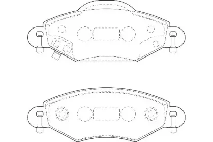 Комплект тормозных колодок, дисковый тормоз WAGNER купить