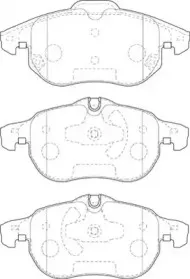 Комплект тормозных колодок, дисковый тормоз WAGNER купить