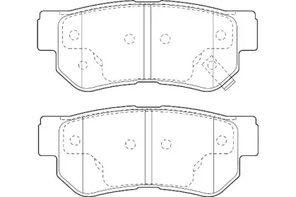 Комплект тормозных колодок, дисковый тормоз WAGNER купить