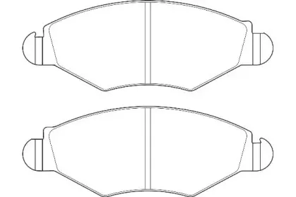 Комплект тормозных колодок, дисковый тормоз WAGNER купить