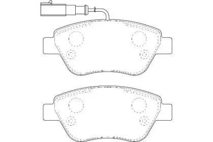 Комплект тормозных колодок, дисковый тормоз WAGNER купить