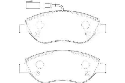 Комплект тормозных колодок, дисковый тормоз WAGNER купить