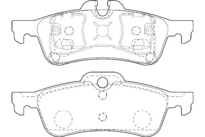 Комплект тормозных колодок, дисковый тормоз WAGNER купить