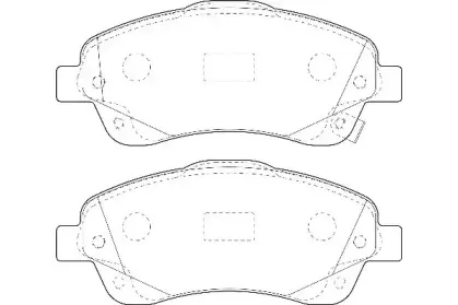 Комплект тормозных колодок, дисковый тормоз WAGNER купить