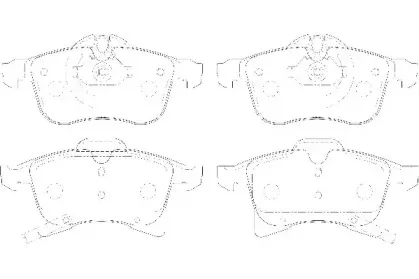 Комплект тормозных колодок, дисковый тормоз WAGNER купить