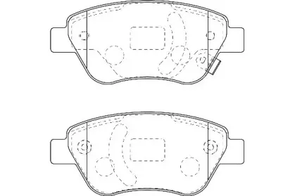 Комплект тормозных колодок, дисковый тормоз WAGNER купить