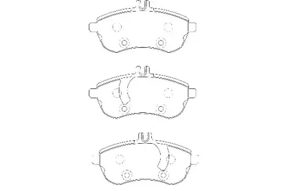 Комплект тормозных колодок, дисковый тормоз WAGNER купить