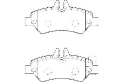 Комплект тормозных колодок, дисковый тормоз WAGNER купить