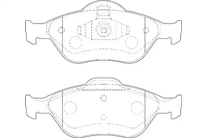 Комплект тормозных колодок, дисковый тормоз WAGNER купить