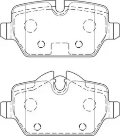 Комплект тормозных колодок, дисковый тормоз WAGNER купить