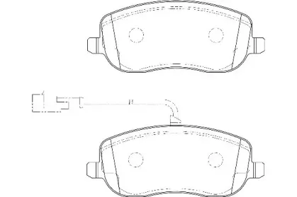 Комплект тормозных колодок, дисковый тормоз WAGNER купить