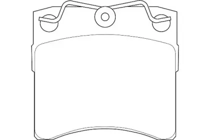 Комплект тормозных колодок, дисковый тормоз WAGNER купить