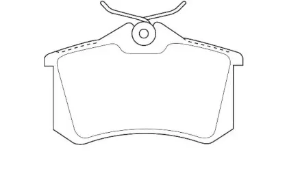 Комплект тормозных колодок, дисковый тормоз WAGNER купить