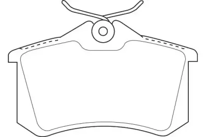 Комплект тормозных колодок, дисковый тормоз WAGNER купить