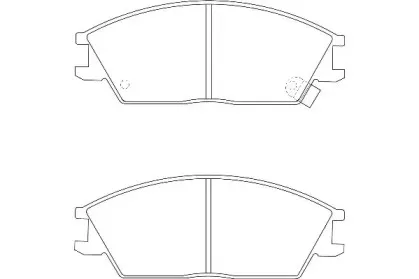 Комплект тормозных колодок, дисковый тормоз WAGNER купить