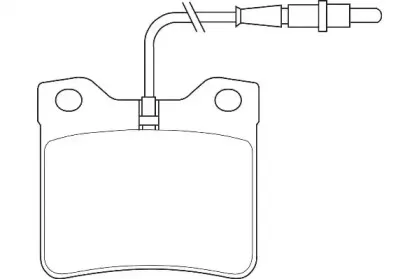 Комплект тормозных колодок, дисковый тормоз WAGNER купить