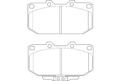 Комплект тормозных колодок, дисковый тормоз WAGNER купить