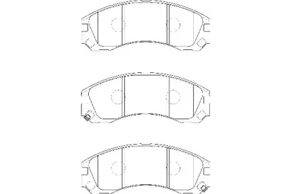 Комплект тормозных колодок, дисковый тормоз WAGNER купить