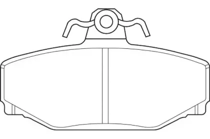 Комплект тормозных колодок, дисковый тормоз WAGNER купить