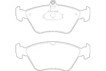 Комплект тормозных колодок, дисковый тормоз WAGNER купить