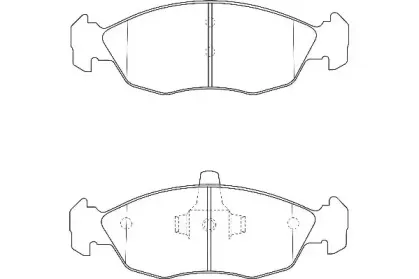 Комплект тормозных колодок, дисковый тормоз WAGNER купить