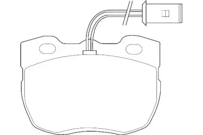 Комплект тормозных колодок, дисковый тормоз WAGNER купить