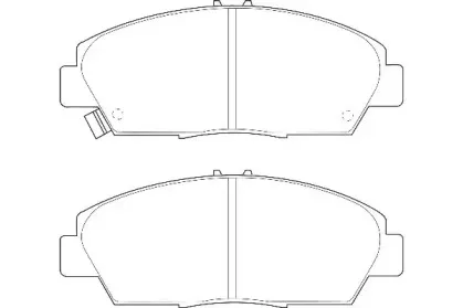 Комплект тормозных колодок, дисковый тормоз WAGNER купить
