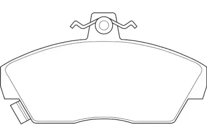 Комплект тормозных колодок, дисковый тормоз WAGNER купить