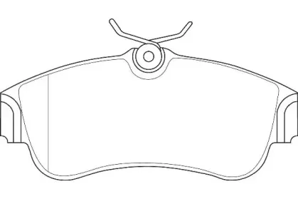 Комплект тормозных колодок, дисковый тормоз WAGNER купить