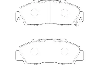 Комплект тормозных колодок, дисковый тормоз WAGNER купить