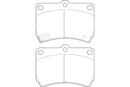 Комплект тормозных колодок, дисковый тормоз WAGNER купить