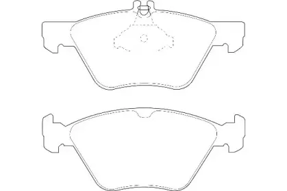 Комплект тормозных колодок, дисковый тормоз WAGNER купить