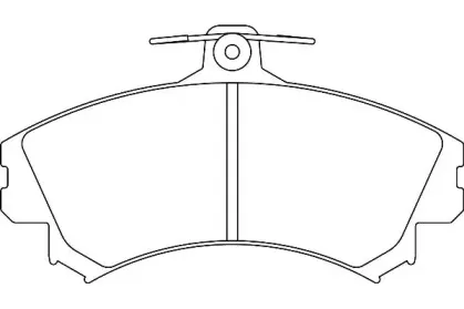 Комплект тормозных колодок, дисковый тормоз WAGNER купить