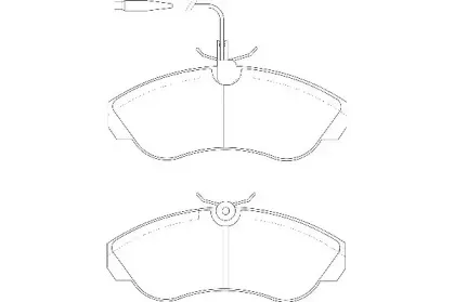 Комплект тормозных колодок, дисковый тормоз WAGNER купить