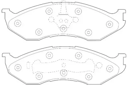 Комплект тормозных колодок, дисковый тормоз WAGNER купить